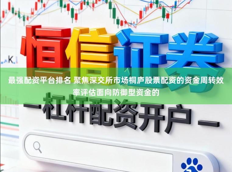 最强配资平台排名 聚焦深交所市场桐庐股票配资的资金周转效率评估面向防御型资金的