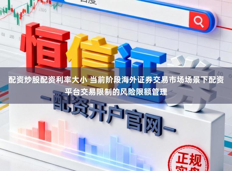 配资炒股配资利率大小 当前阶段海外证券交易市场场景下配资平台交易限制的风险限额管理