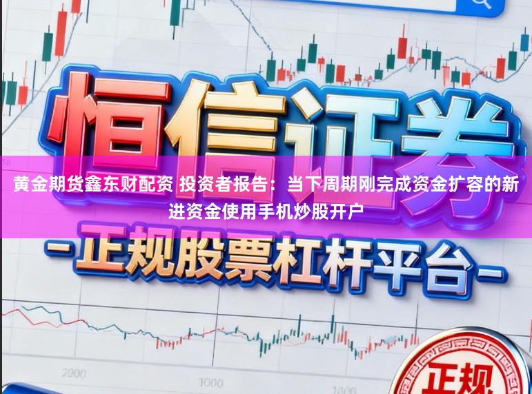 黄金期货鑫东财配资 投资者报告：当下周期刚完成资金扩容的新进资金使用手机炒股开户